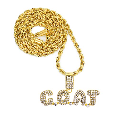 HH BLING EMPIRE Iced Out Pendant Chains for Men Silver Gold Diamond Letter Name Necklaces for Boy Hip Hop Goat Chains Rapper Jewelry Gifts3