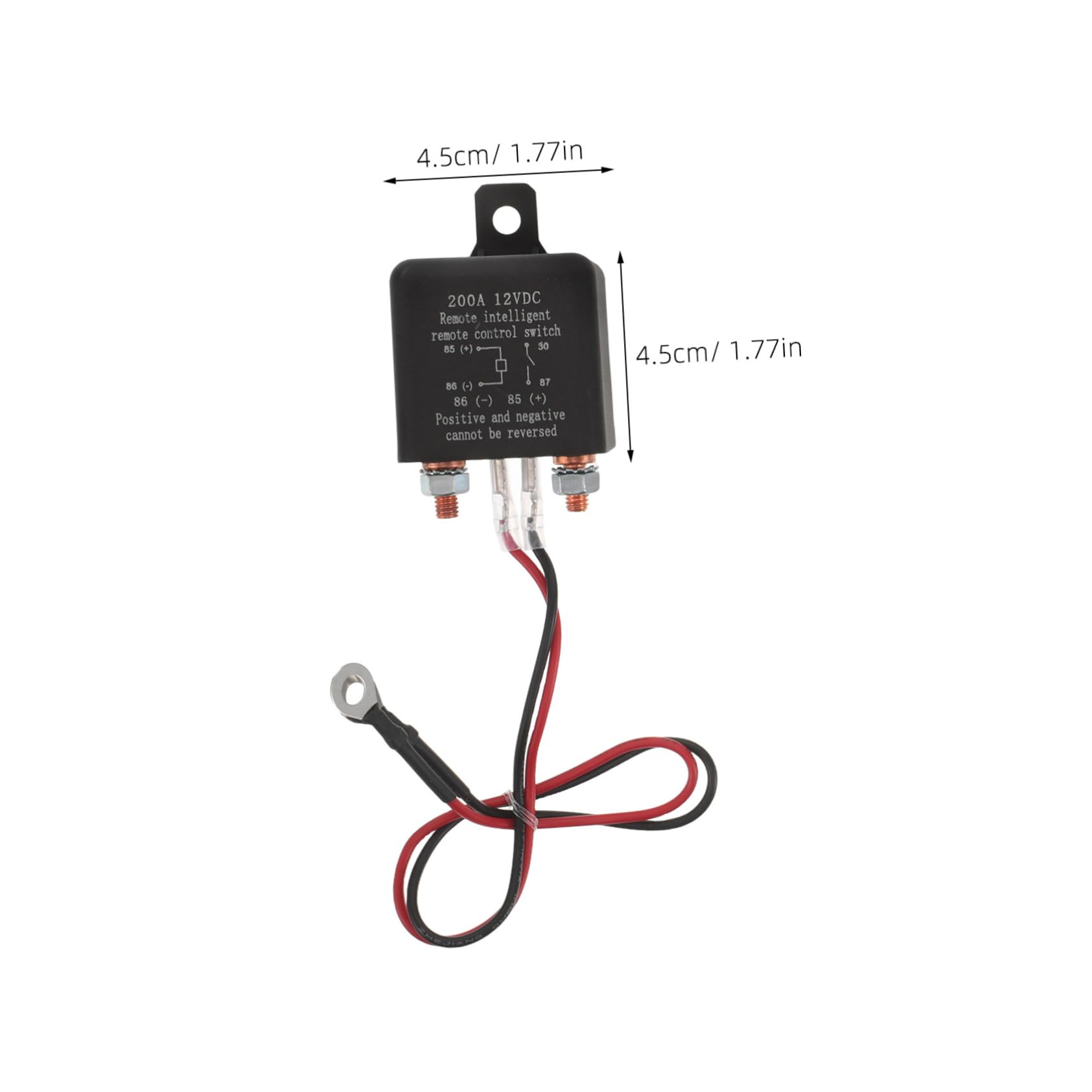 HEMOTON Interruttore di Protezione 12v200a per Batteria Auto Telecomando e Protezione Sovraccarico per Veicoli Rv e Automobili