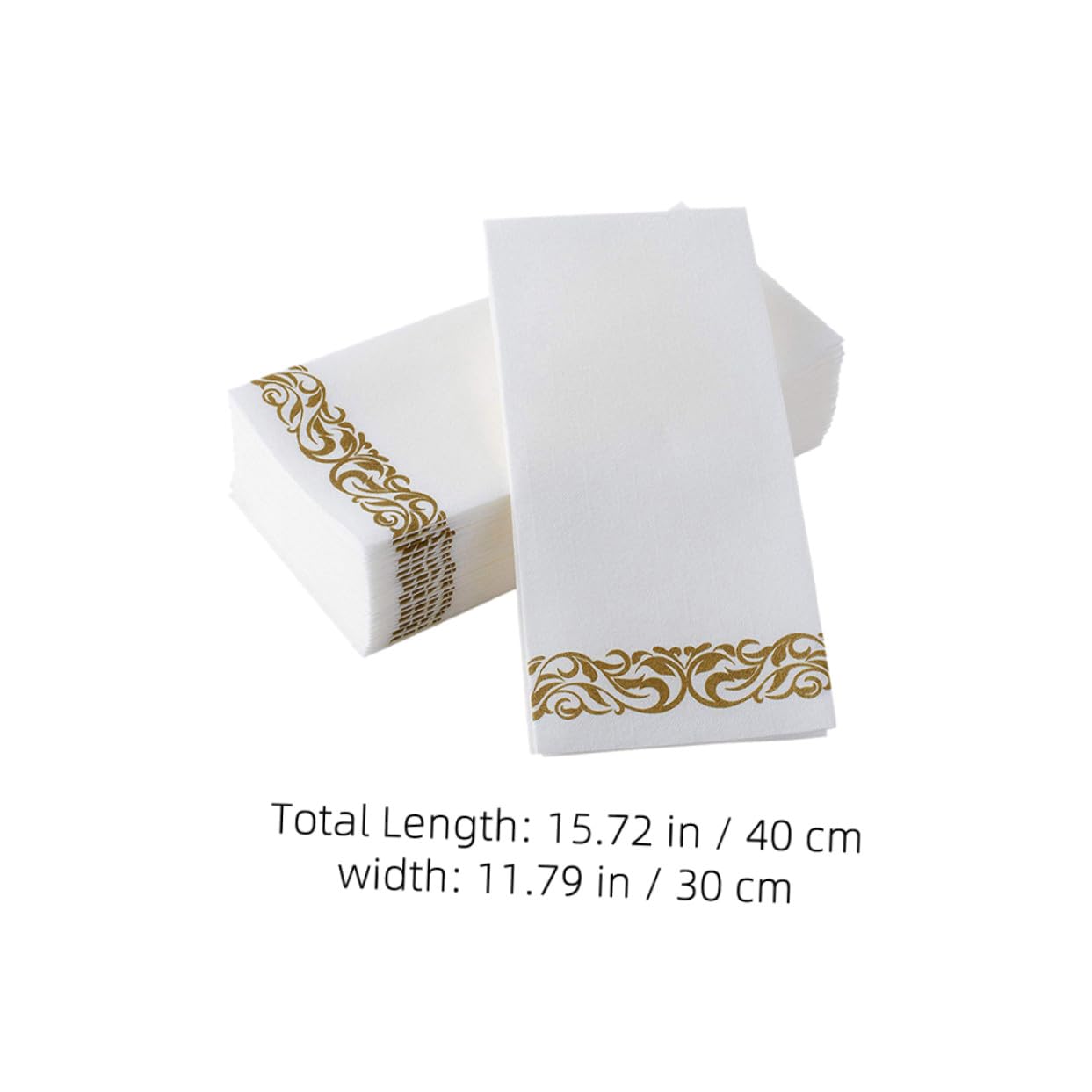 75 piezas Servilletas de Papel Decorativas Diseño Europeo Plegadas para Cenas Bodas y Uso Hogar y Restaurante