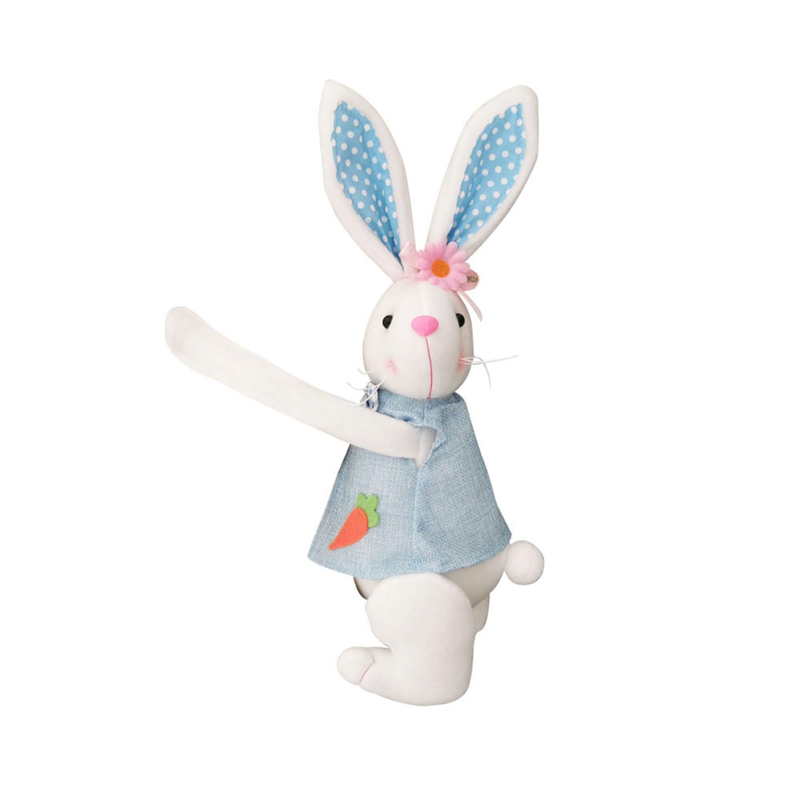 Kalttoy Figurine Easter Decor Gift Doll Festive Ornament Spring Decor for Home and Store Delicate Easter Ornament