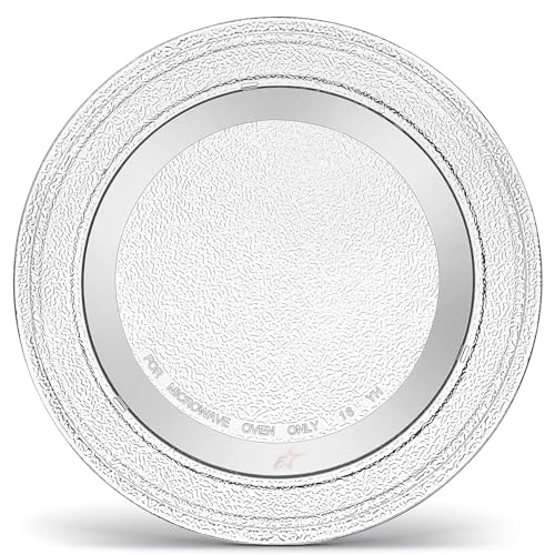 Image of FUSION STAR Turntable Suitable for LG, IFB, Godrej, Whirlpool, Bajaj, Morphy Richards, Onida, Kenstar, 17L,19L,20L, Models Microwave Oven Glass Plate /Tray, Plain Bottom (Size 9.6 inch /24.5 cm /245 mm)