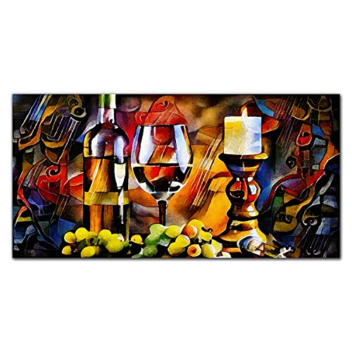Impression sur verre Coloray 100x50cm tableau verre acrylique moderne raisins d'alcool