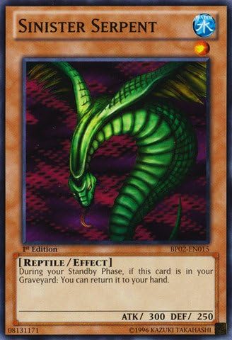YU-GI-OH! - Serpiente siniestra (BP02-EN015) - Battle Pack 2 War of the Giants - 1 edición - Común