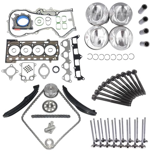 NSGMXT Kolben Reparatursatz Kompatibel mit A1 A3 E0s G0lf VI Je-tt a IV Ti-guan 1.4 FSI TSI 03C109469J 03C109571B