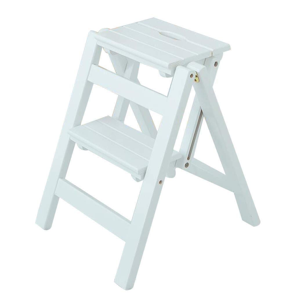 Soporte de flores y taburete de escalera con pedal ancho para alcanzar zonas altas sin riesgo