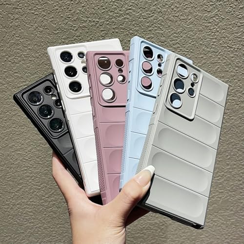 Coque de luxe en silicone mat gris pour Samsung Galaxy S24 Ultra - 7