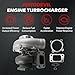 Autodevil Universal Turbocharger Compatible with GT35 GT3582 T3, Turbo Charger AR.70/63 600HP Boost for 2.5L-6.0L Engine 4/6 Cylinder with Flange