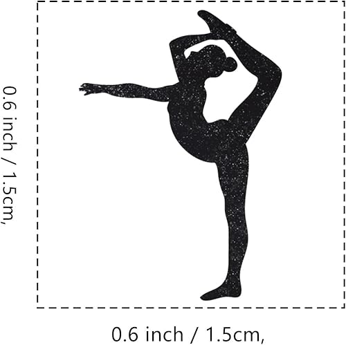 Miniatura 2 de Sello de goma para gimnasia, 35 pulgadas, pequeño mini sello para álbumes de recortes, planificación de tarjetas
