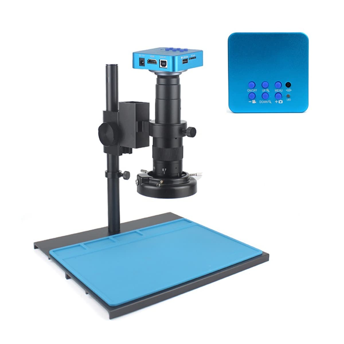 Microscope 180X Zoom Digital Monocular Microscope Camera(C1 Set)