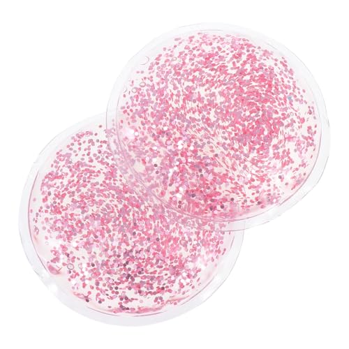 WRITWAA 2 Pezzi Benda Sull'occhio Impacco Di Ghiaccio Bendato Massaggio Bendato Comodo Cuscino Per Gli Occhi Benda Rinfrescante Utile Benda Pratica Benda Rosa Poliacrilato Di