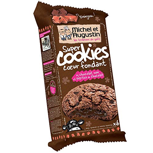 MICHEL ET AUGUSTIN - Super coeur fondant au chocolat noir et pépites de chocolat - 180g