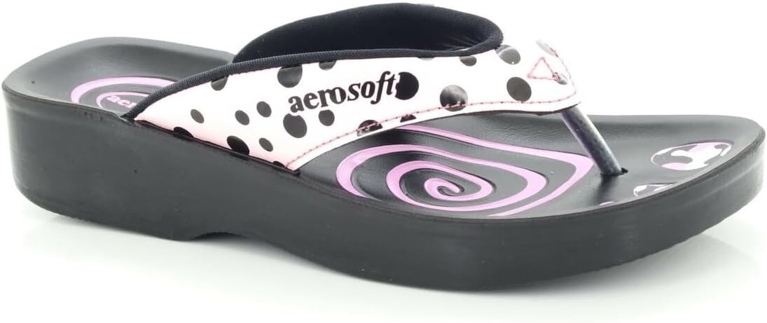Aerosoft Polka Dot Ladies Orthopaedic Comfortable Thong Flip Flop Sandals Aerosoft Polka Dot Ladies Orthopaedic Comfortable Thong Flip Flop Sandals
