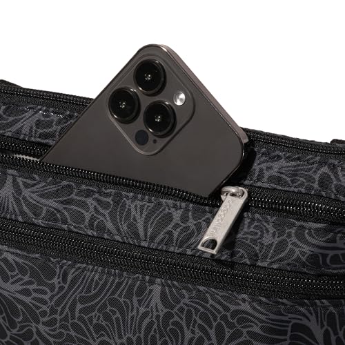 Image of Securtex Anti-Theft Stash Crossbody - 9.25 inchx 6.25 inch Travel Safe Bag w /Locking Zippers