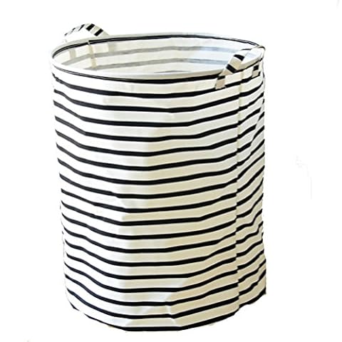 DuShow folded large capacity Laundry Hamper Basket pop up for Dirty Clothes,Toys (Dark) Cover