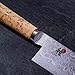 Miyabi Birchwood SG2 Japanese Santoku Knife, 7-inch, All-rounder Kitchen Knife, Karelian Birch Handle, 100-layer flower Damascus pattern, Handcrafted in Seki, Japan