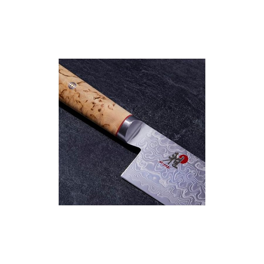 Miyabi Birchwood SG2 7" Santoku Knife, Stainless Steel