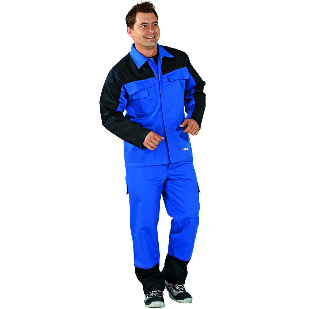 Planam 5511050 Weld Shield Jacke, Kornblau/Schwarz, Größe 50