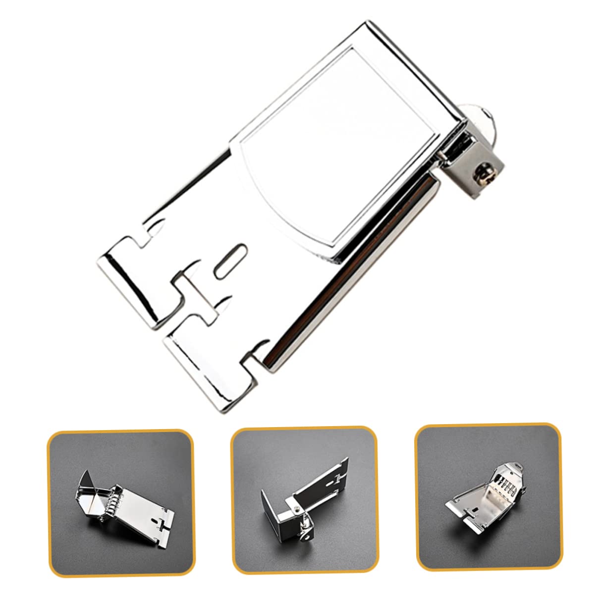 HEMOTON 4stücke Banjo Tailpiece Hochwertiger Metall-saitenhalter Für Banjo Mit Glänzender Oberfläche Einfache Installation Langlebige Konstruktion Perfekter Saiten