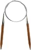 Weabetfu Bamboo Circular Knitting Needle,32-inch Length for Handmade Creative DIY and Any Weave Yarn Projects,US Size 6(4mm)