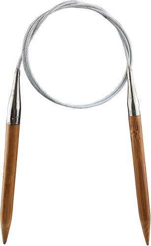 Miniatura 8 de Weabetfu Aguja de tejer circular de bambú, 60 pulgadas de longitud para hacer bricolaje creativo hecho a mano y cualquier proyecto de hilo de