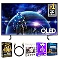 Samsung 55-Inch OLED S90D 4K UHD Smart TV Bundle with Quantum HDR+, 144Hz Gaming, Dolby Atmos, Alexa Built-in, Includes 3-Year Warranty with HDMI Cable & Streaming Apps