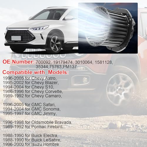 Image of 700092 HVAC Blower Motor fit for Chevy Astro /Blazer /Corvette /Camaro | for GMC Safari /Sonoma /Jimmy, for Buick Electra /Lesabre, for Pontiac Firebird, for Olds Bravada, for Isuzu Hombre