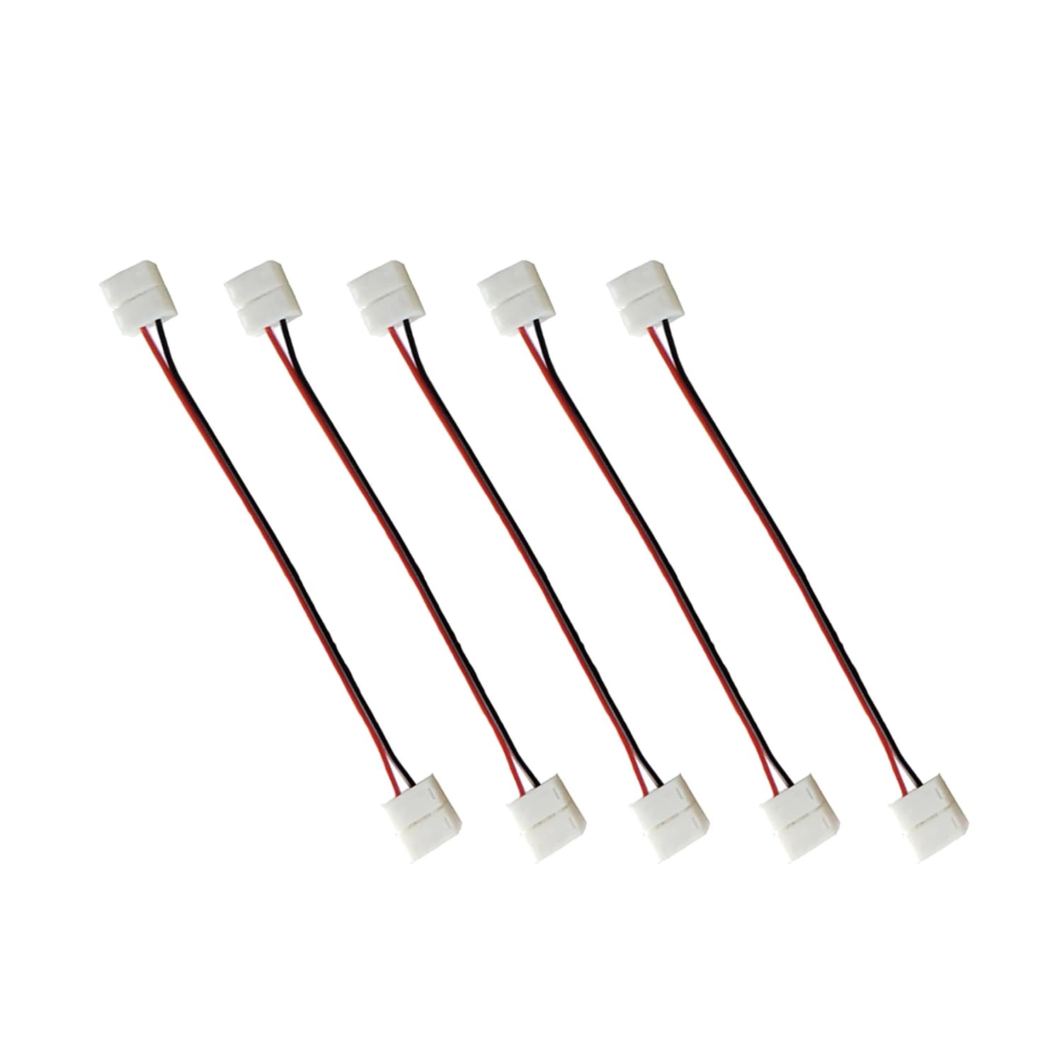CentIoT - 5Pcs - 10mm 2pin led connector for single color led strip 5050 two connectors adapter easy connect no need soldering (B01NADGZFR) Amazon Price History, Amazon Price Tracker