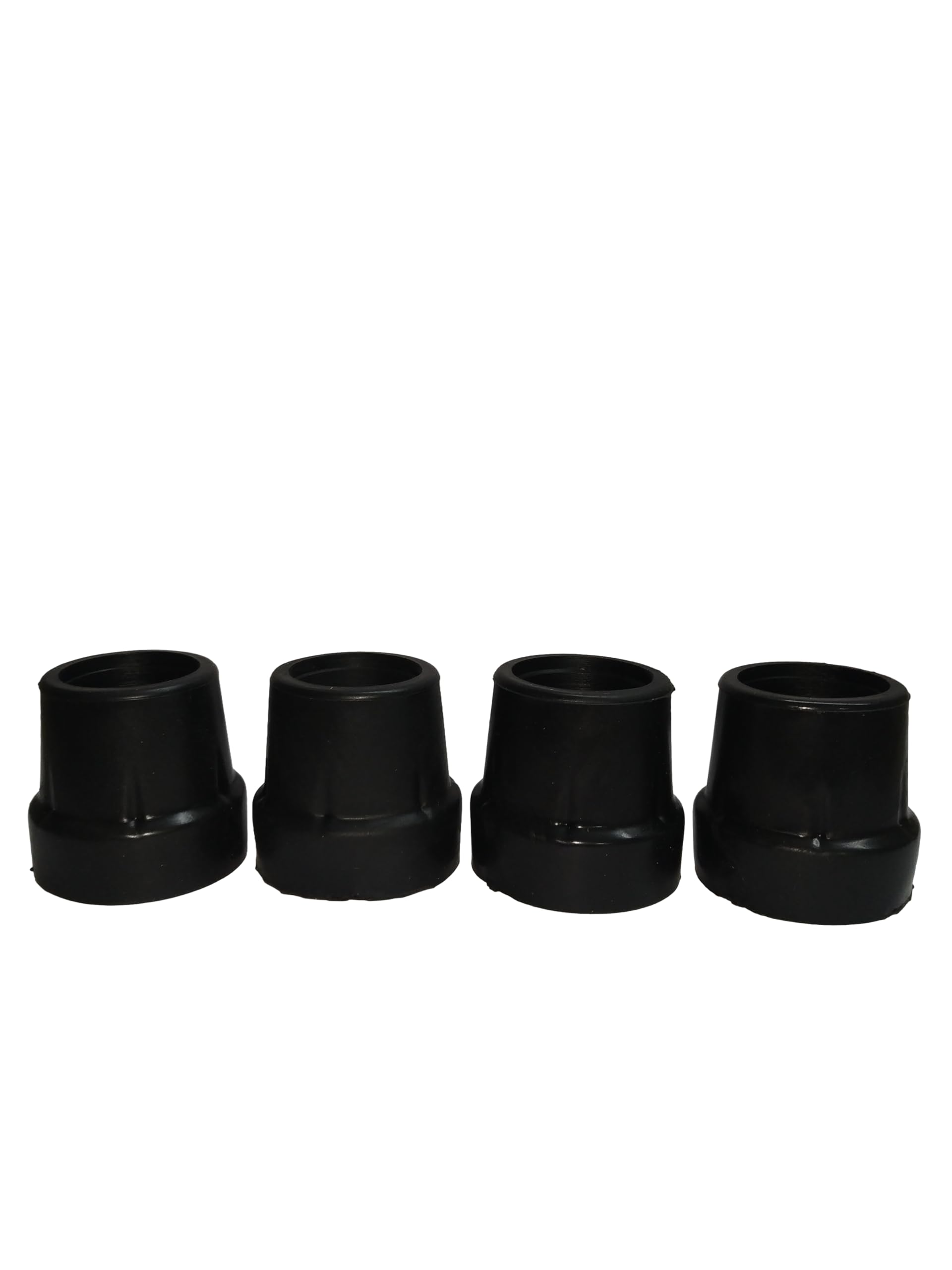 Walker Rubber Tips, 25mm PVC Bush Legs, Black, Set of 4. PLEDGE-picture-13