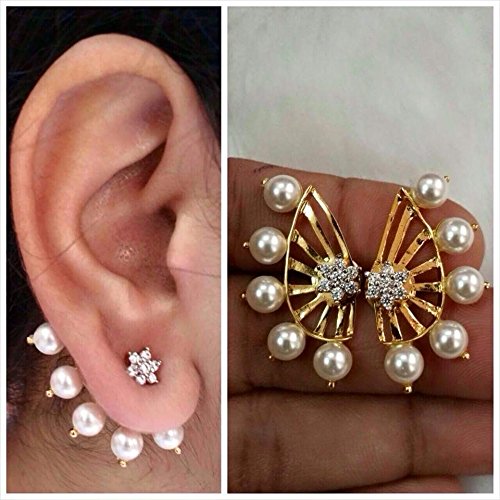 Plated Pearl Earcuff