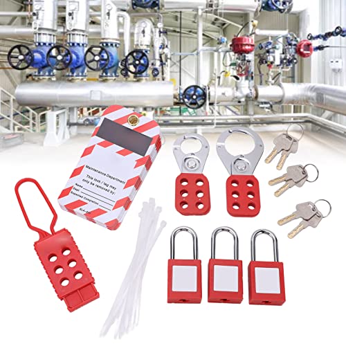 Lockout Tagout Kit Tag Hasp Pocket Bag Safe Padlock Set Factory Lock ...