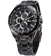 SWISSTYLE Black Chain Chrono Look Analog Stainless Steel Watch for