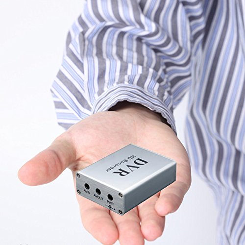 Car Security Mini DVR Support 32G SD Card HD Camera Video Recorder for FPV and Vehicle D1 MPEG-4 Video 1 CH (Silver) - Thumbnail 2