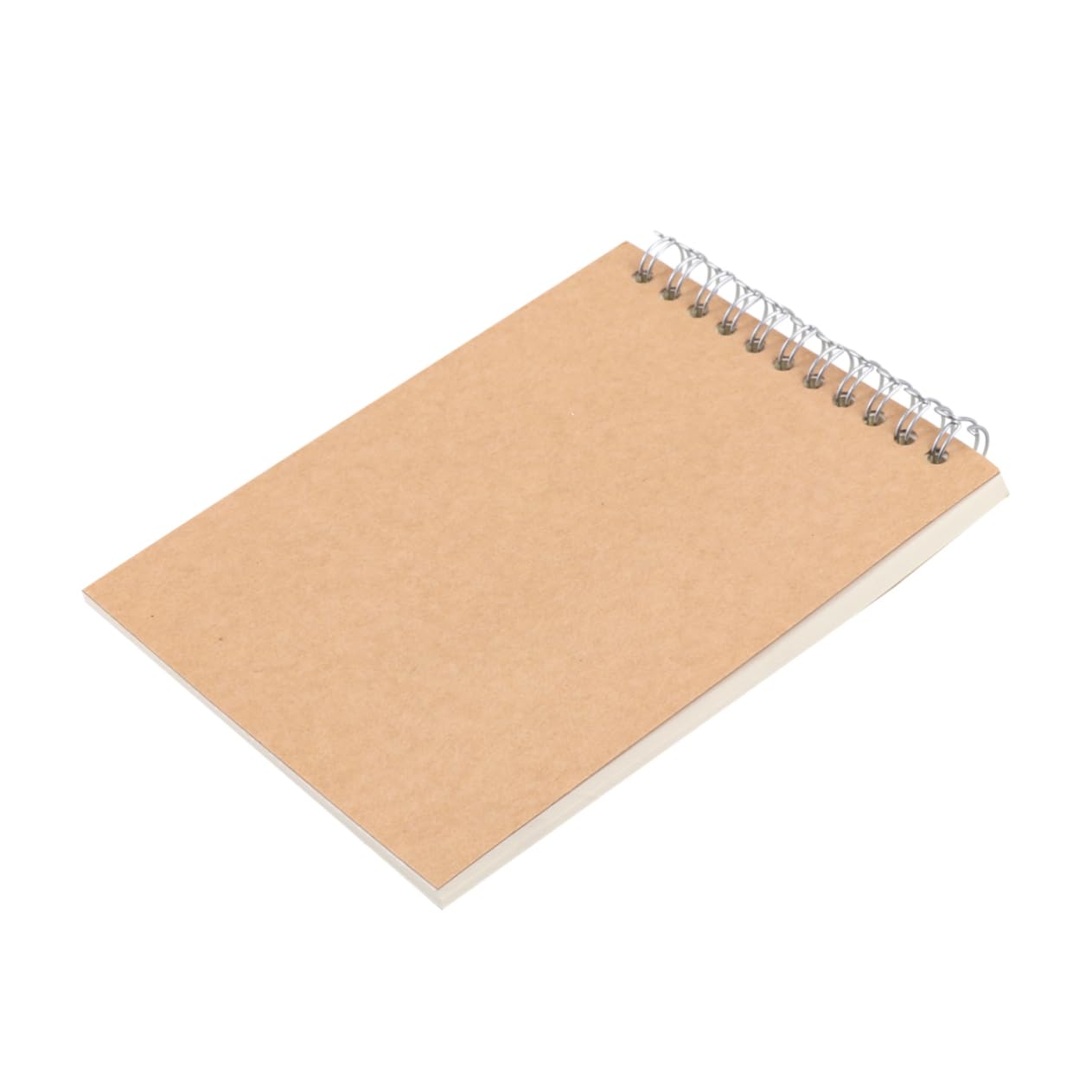 Lurrose Kraft Notizbuch A6 12stücke Braun, Blanko Schülerheft, Schulheft