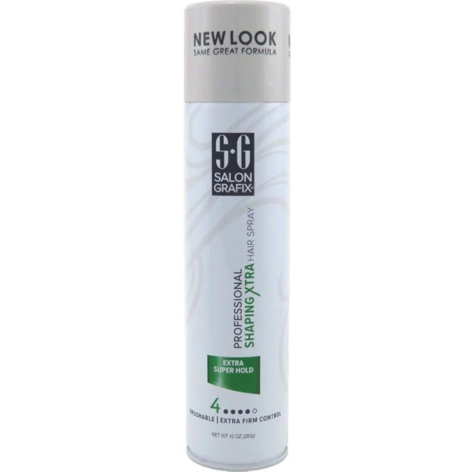 Salon Grafix Spray Fijador Extra Fuerte 10 oz Pack 2 miniatura 3