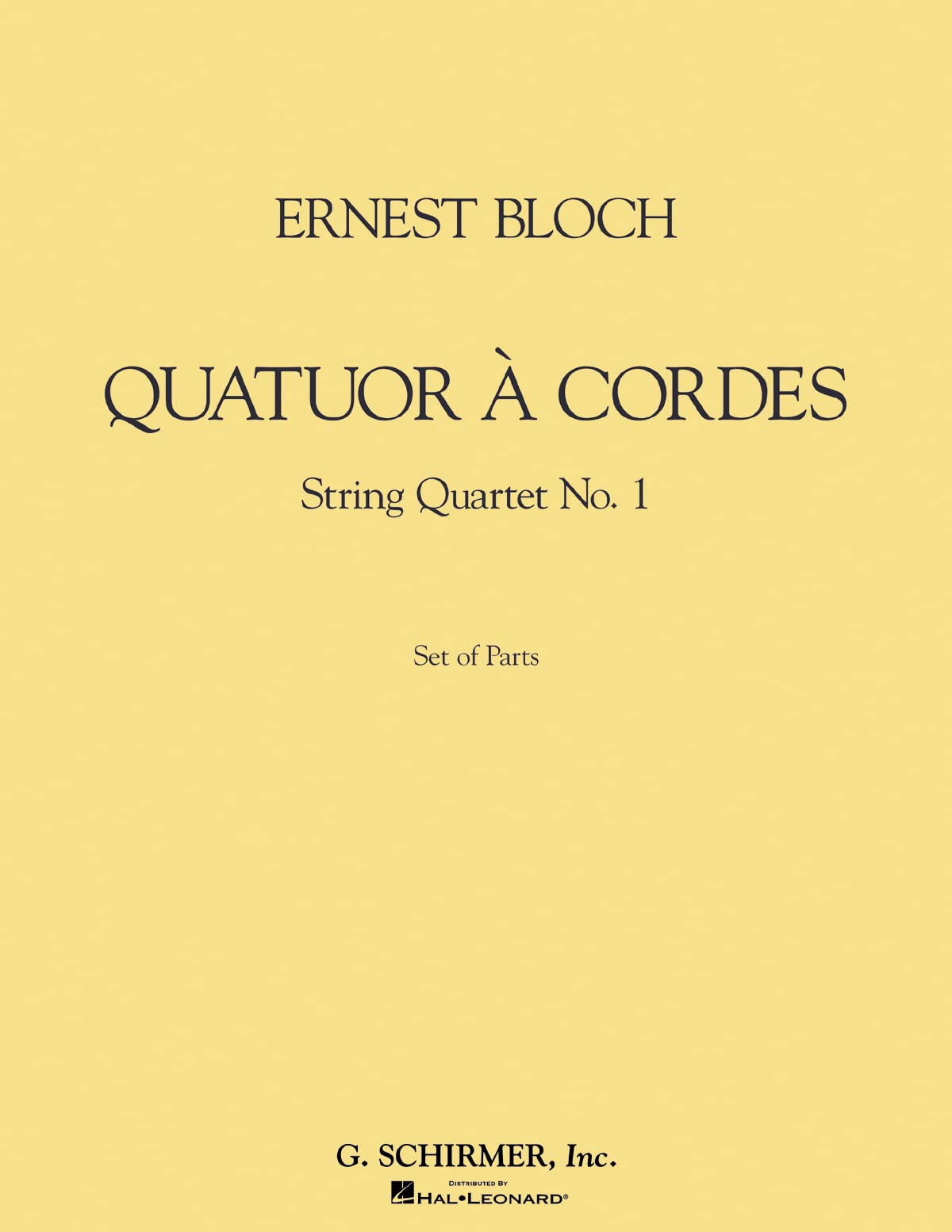Quatuor a Cordes (String Quartet): Set of Parts Paperback – August 1, 1987