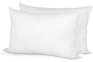 Hometex Canada 20" x 36" Polyester Filled Standard Cover Pillow Inserts (2 Pack)