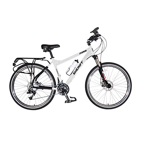 Force Pursuit Police Bicycle, 27.5 inch wheels, 15 inch frame, White
