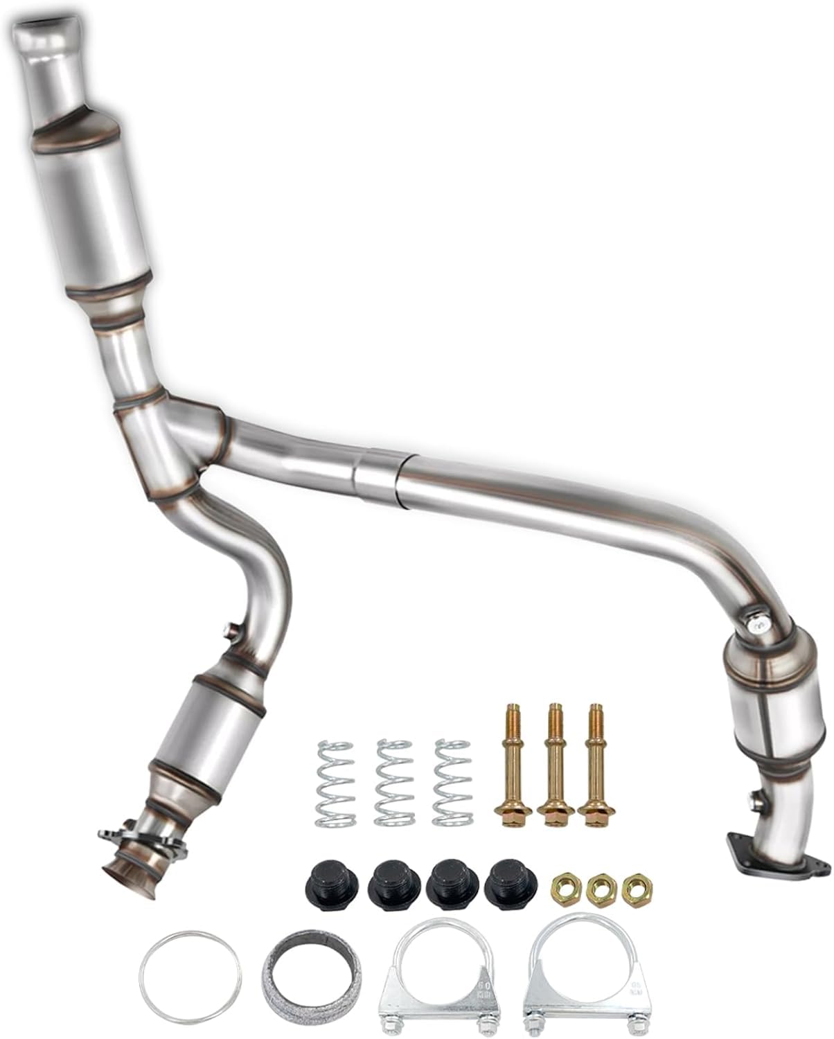 Catalytic Converters Compatible with 2009-2013 Chevy Silverado 1500, Suburban 1500, Avalanche, Tahoe, GMC Yukon 5.3L catalytic converter Replace 50490