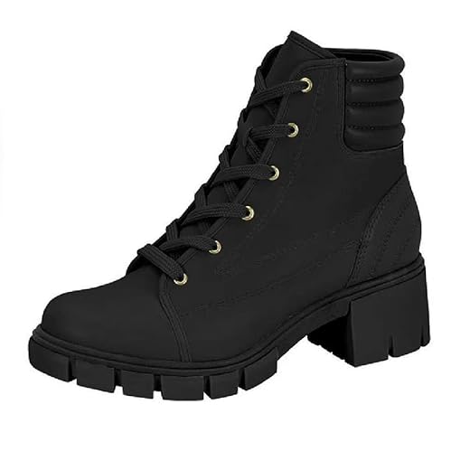 Bota Feminina Coturno Moleca Salto Bloco 5338-107