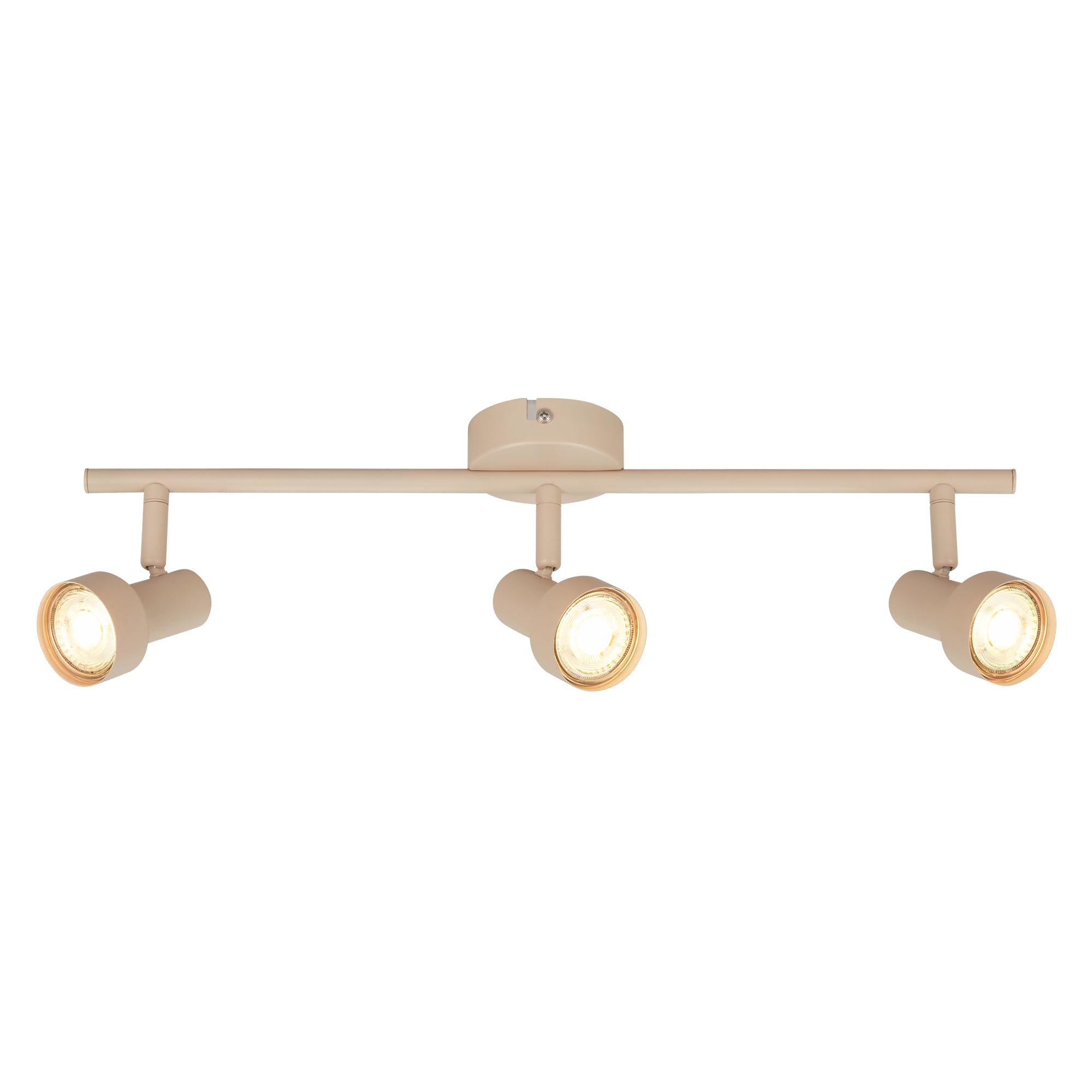 Briloner Beige 3 Way Ceiling Light Spotlight Lamp Adjustable Hallway Kitchen Living Room 47,5Cm from B&Q