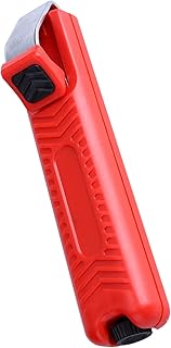 Cable Stripping Tool Adjustable Cutting Depth Hard Cable Jacket Strippers Red Mini Knife Wire Stripper Cutter