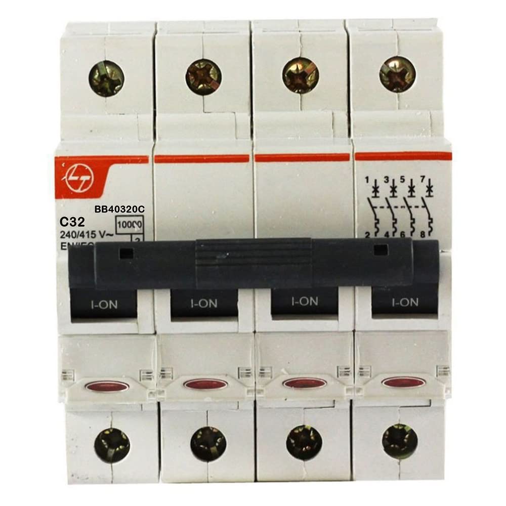 32A 4Pole 10kA MCB (L&T Make) (Cat No: BB40320C)-image-7
