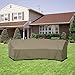 SunPatio Outdoor Curved Sofa Cover 120 Inch, Heavy Duty Waterproof Large Sectional Couch Cover with Seam Taped, Fade Resistant Patio Furniture Cover, 120