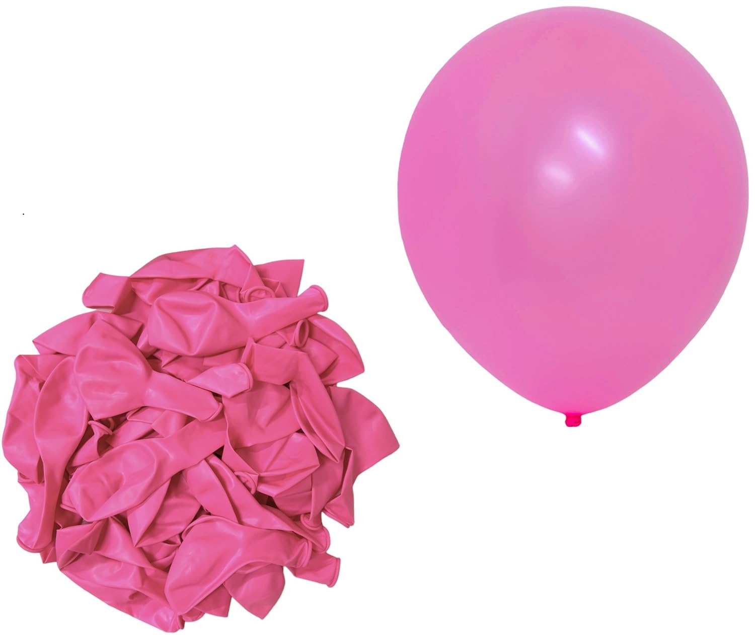 Balloons Pink Color 40Pcs Natural Rubber Latex 12inch STANDARD Quality Balloons (PFSTAN Pink 40Pcs)