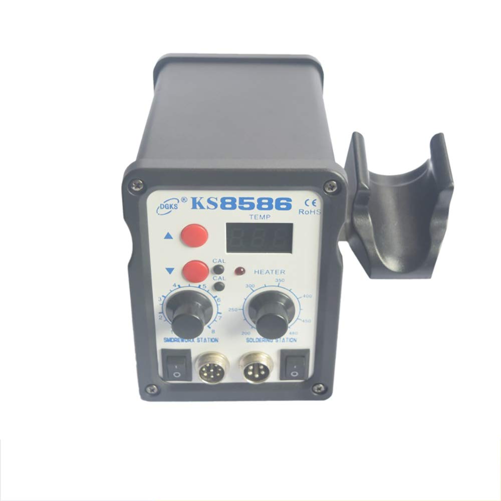 Kit Stazione Saldante Con Display Digitale 2 In 1 Stazione Di
