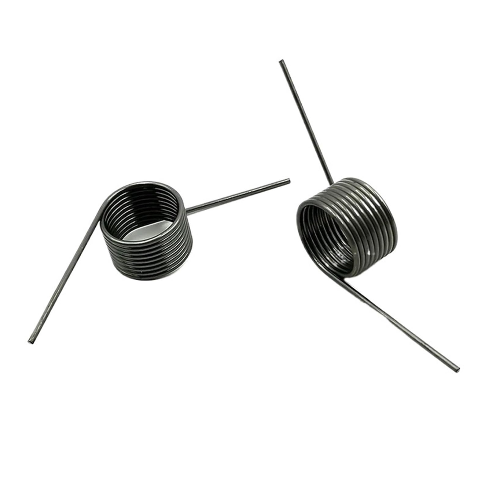 Ressorts de torsion mécaniques Lot de 5 ressorts de torsion hélicoïdaux 65Mn, diamètre du fil: 0,7mm, anneau de torsion hélicoïdal en V(2.1mm(3 laps),4.0mm(10pcs),0.7mm(180 degrees))