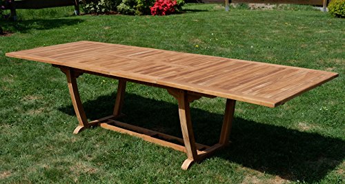 AS-S ASS ECHT Teak XXL Ausziehtisch Holztisch Gartentisch Garten Tisch 200-250-300cm 2fach ausziehbar, Breite 100cm Gartenmöbel Holz sehr robust JAV-TOBAGO-300x100 von AS-S ASS ECHT Teak XXL Ausziehtisch Holztisch Gartentisch Garten Tisch 200-250-300cm 2fach ausziehbar, Breite 100cm Gartenmöbel Holz sehr robust JAV-TOBAGO-300x100 von