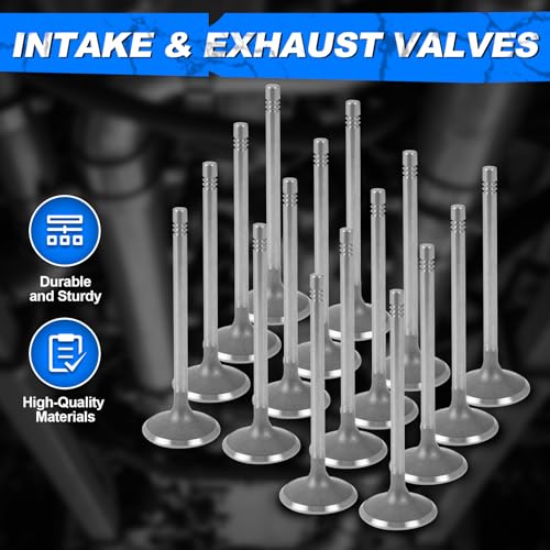 Image of Head Gasket Set w /Intake & Exhaust Valves Kit for 2010-2017 Chevy Equinox /Captiva Sport /Malibu, for GMC Terrain, for Buick Lacrosse /Regal 2.4L HS26517PT