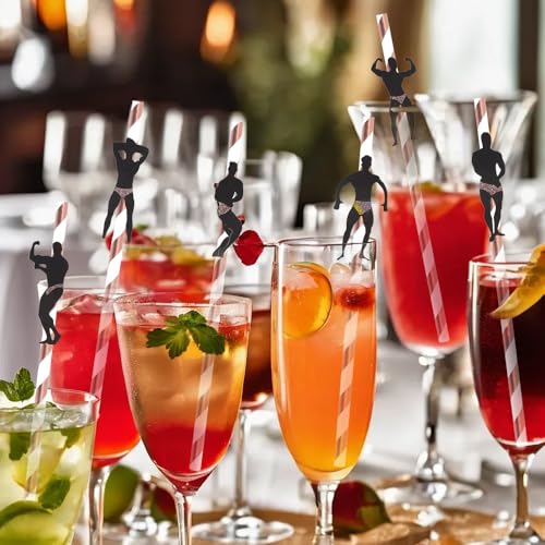 24 pitillos decorativos para fiestas despedida de soltera miniatura 3