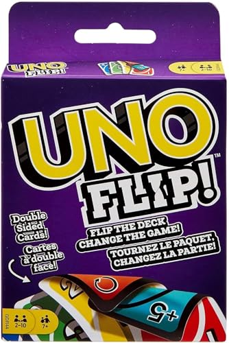 Mattel Uno, Flip and Dos 3er Pack Combo Kartenspiel – Bild 4